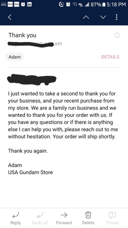 absolutelyapsalus - I got this email after preordering the rg...