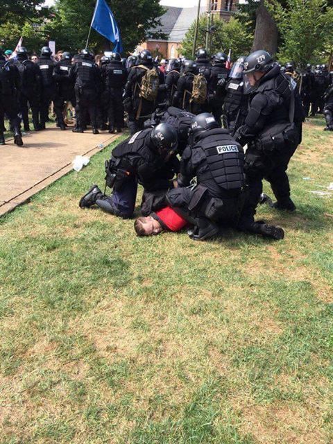theweirdwideweb - Richard Spencer getting arrested after being...