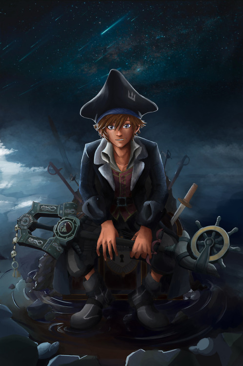 anomymoose - A Pirate’s Life For me -Pirate Sora Print for my...