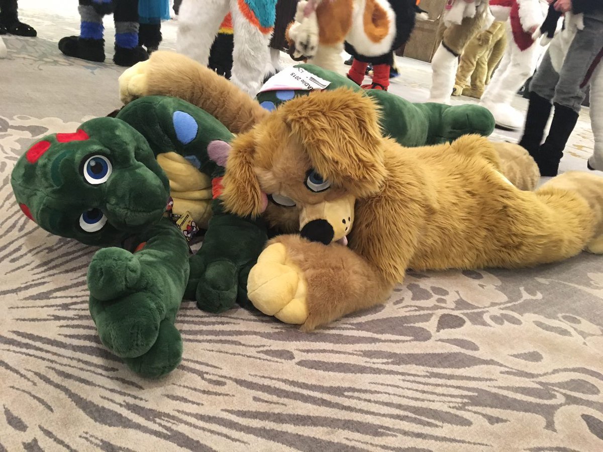 Suit-A-Dile — This cute plush puppy made it to his new home and...