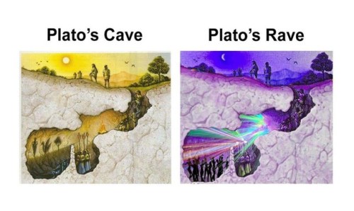 unocculting:we’re living in plato’s rave.