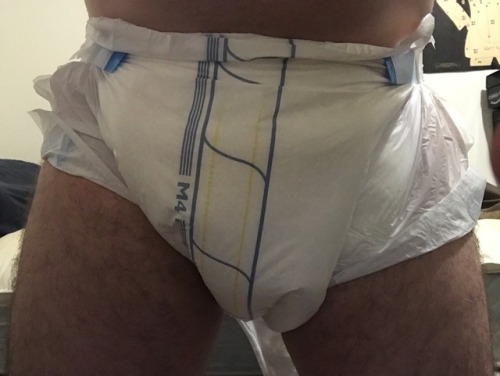 subi-guy - Came home from work and diapered up. Wanted to wear one...