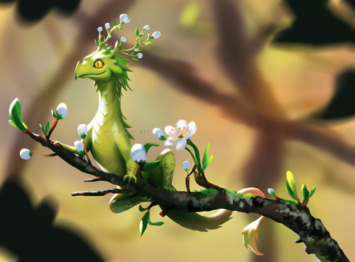 dragon-inside - Spring Dragon by Oana Roxana Birtea (Yuuza)