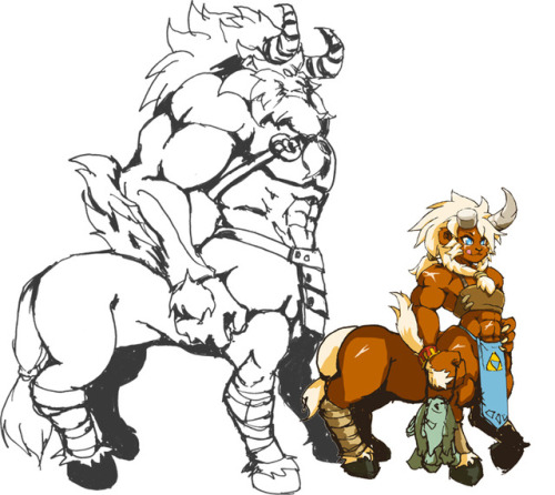 dan-heron - Colors for my old redesign of Zelda’s Epona as a...