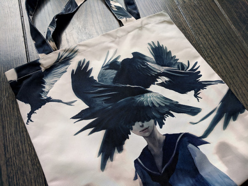 yuumei-art - The sold out whale constellation tote bags are back...