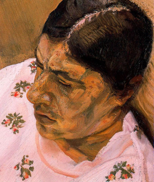 expressionism-art - Annabel, portrait III, 1987, Lucian Freud...
