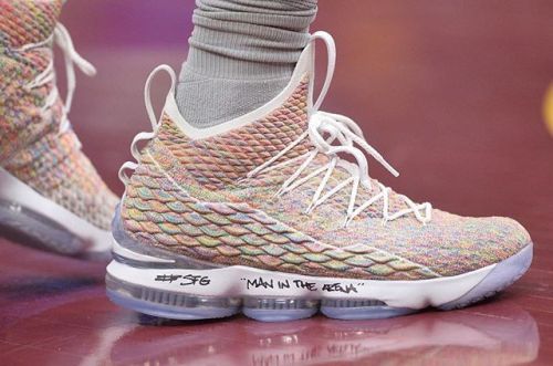 thekicksonfire - LeBron debuted a new Multicolor version of the...