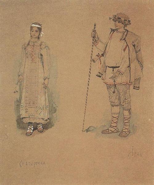 viktor-vasnetsov - Snegurochka and Lel, 1886, Viktor Vasnetsov