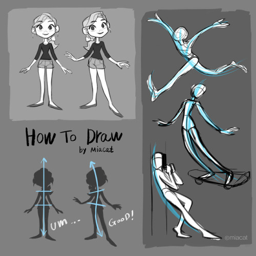 miacat7:How to draw character and Anatomy.
