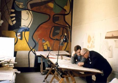 jonasgrossmann:rene burri… le corbusier in the “atelier 35 s”,...