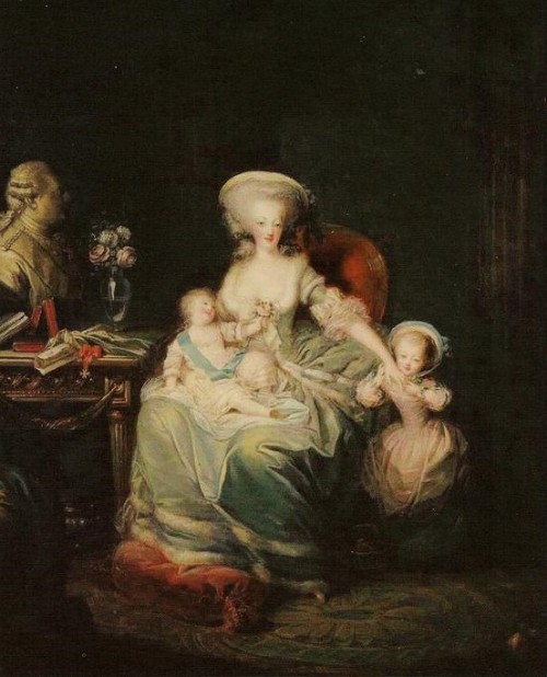 tiny-librarian - Marie Antoinette and her children, Louis...