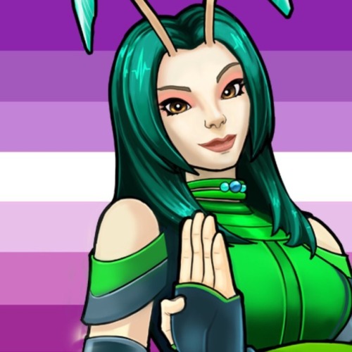 lokidyke - lesbian mantis icons!❤️top row - sun lesbian (made...