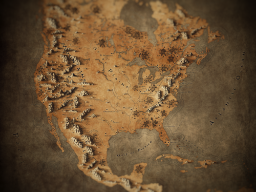 callumogden - Map of North America in a Fantasy StyleLast year I...