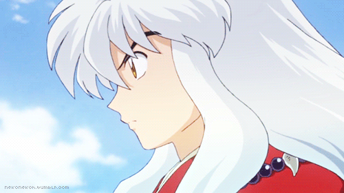 inuyasha-sitboy:just look at how much happier Inuyasha is in...