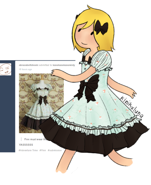 kinikxluna - Finn in dresses requests!please click the images...
