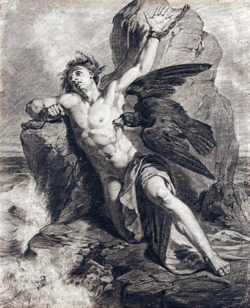 hadrian6:Prometheus. 19th.century. Christian Schussele. American...