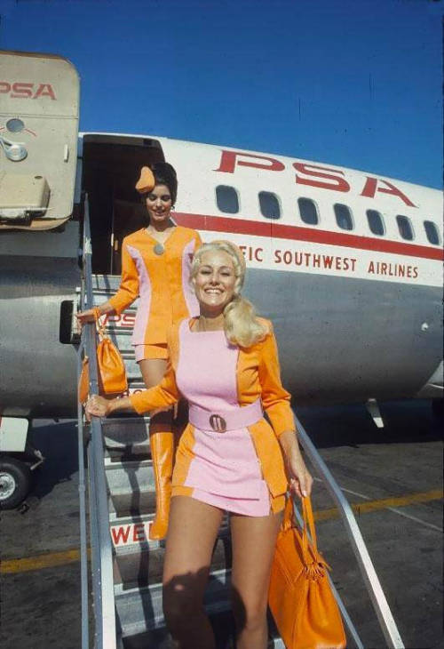 historium - Pacific Southwest Airlines Stewardesses,1972...