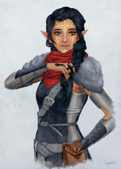 needapotion - Ashar Lavellan commissioned by  @curlykoalas