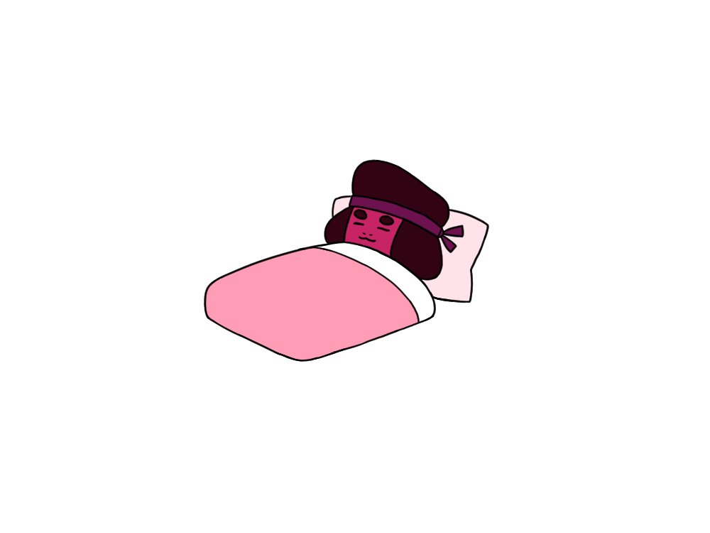 this is the SLEEPYTIME RUBY of GOOD SLEEP reblog and comment GOODNIGHT RUBY for a night of GOOD SLEEP but if you don’t that’s fine too sleep well