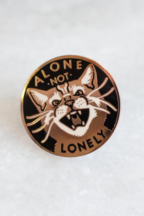 littlealienproducts - Not Lonely Pin by Stay Home Club