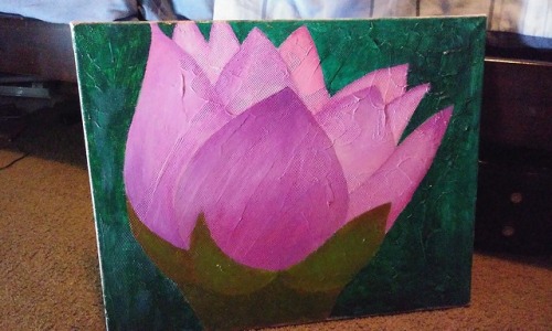 My first oil painting! I did this a few months ago and never...
