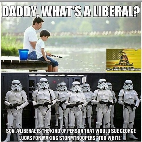 sonsoflibertytees - Haha…Daddy, What’s a liberal?Check out our...