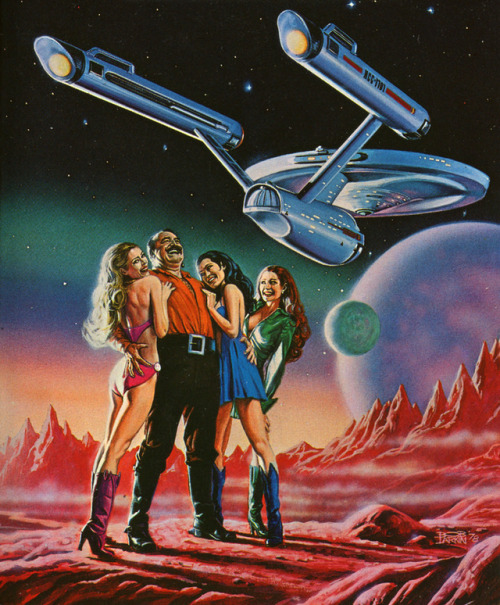 humanoidhistory - Vivid Bob Larkin cover art for the Star Trek...