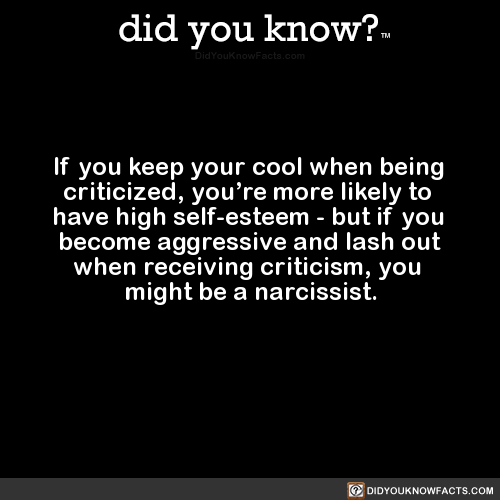 did-you-kno:If you keep your cool when being criticized,...