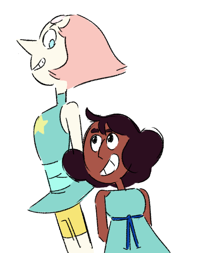 Cones (’cause Pearl’s nose and hair are cones and Connie, well, is called Connie)