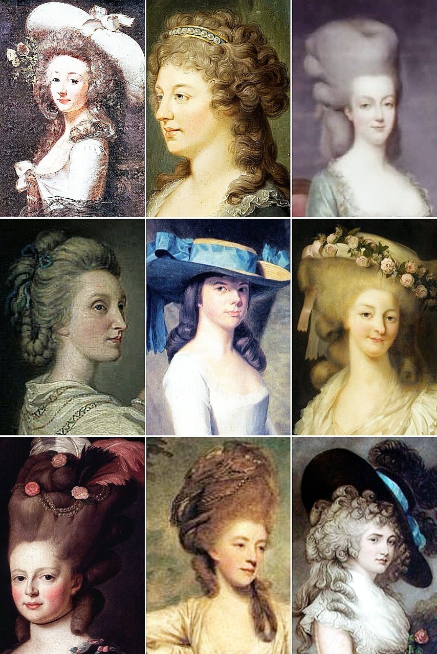 18th Century Woman’s Hairstyles A collection of... | THE VINTAGE THIMBLE