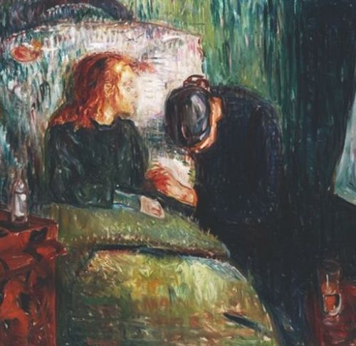 The Sick Child by Edvard Munch (1886) #expressionism #art...