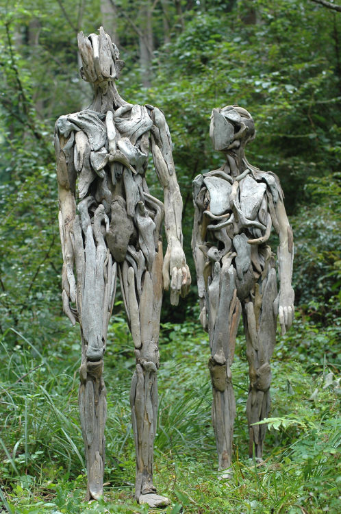 deebott - littlelimpstiff14u2 - Haunting Driftwood Sculptures By...