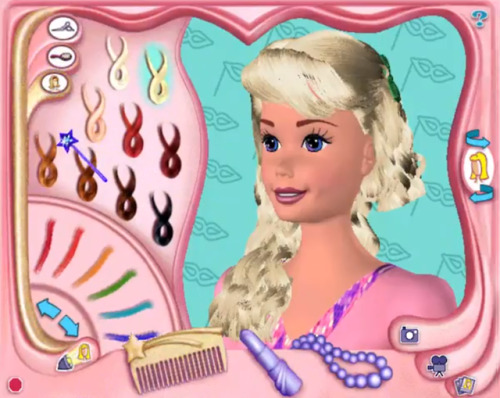 nostalgicfun:Barbie: Magic Hair Styler, 1997