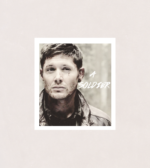 justjensenanddean - A soldier on my own, I don’t know the way.