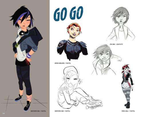 scurviesdisneyblog:Character designs from The Art of Big Hero...