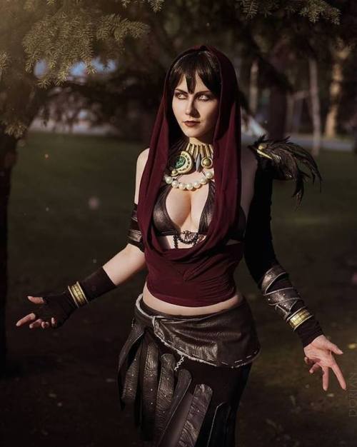 steam-and-pleasure - Morrigan from Dragon Age.Cosplayer - ...