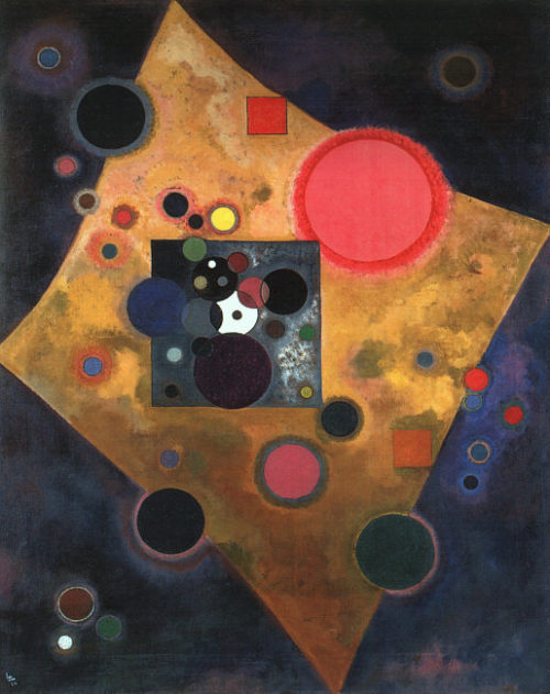 artist-kandinsky - Accent on rose, 1926, Wassily Kandinsky
