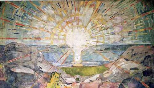 expressionism-art - The Sun, 1916, Edvard MunchSize - 455x780...