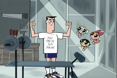 cartoondads:no pain, no pain