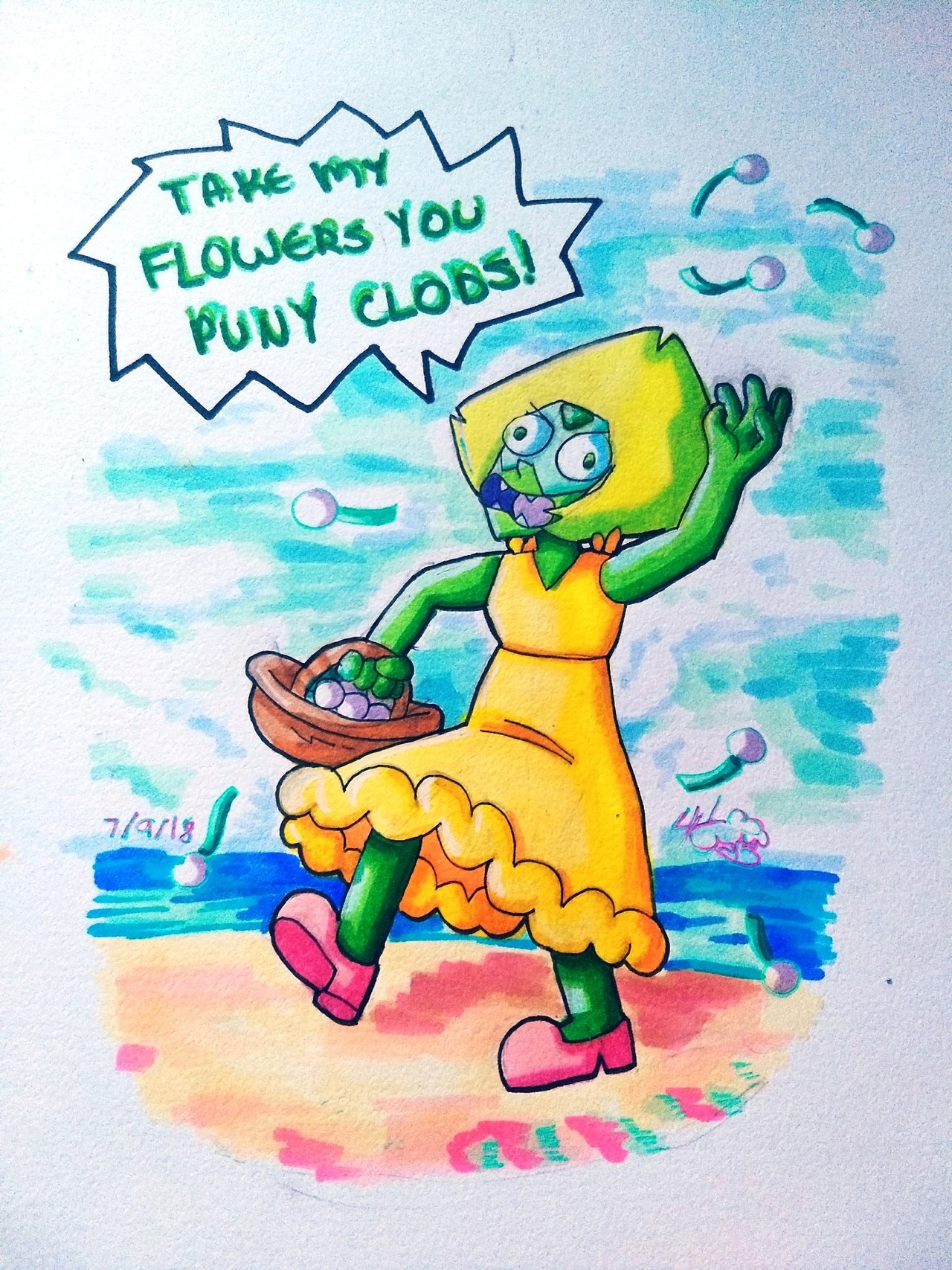 I absolutely loved Peridots bit as being the flower girl in reunited…. Just priceless
