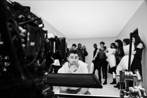 Behind the Scenes of “Remember I Told You” - Nick via tumblr.
