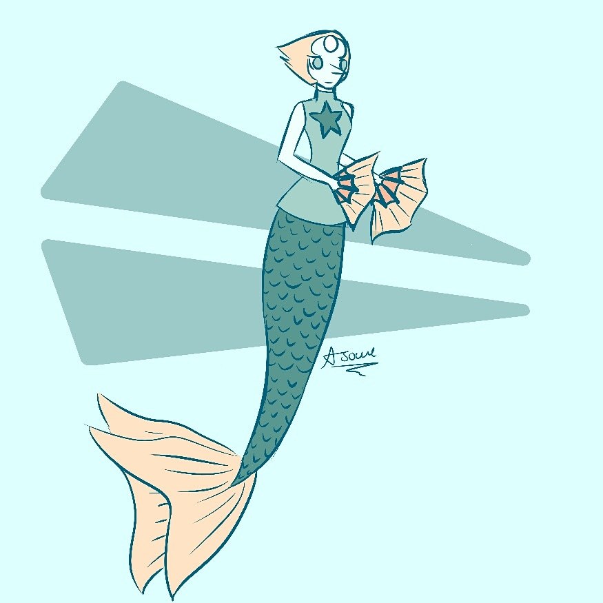 Mermay Day 3: Pearl from Steven Universe