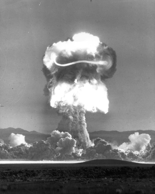 humanoidhistory - The atomic fireball from the Priscilla nuclear...