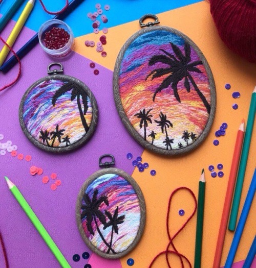 sosuperawesome - Embroidery Art Hoops, Brooches and Clothing, by...