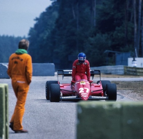 old-race-pic-stories - Game over…Patrick Tambay parked his...