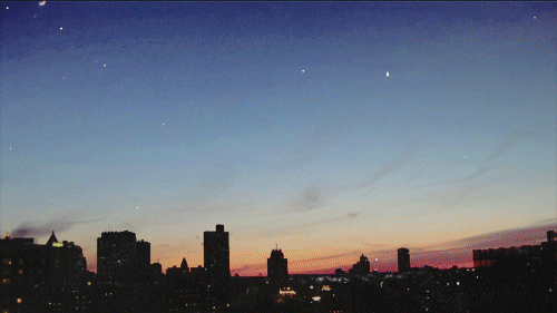 Znalezione obrazy dla zapytania rooftop sunset gif
