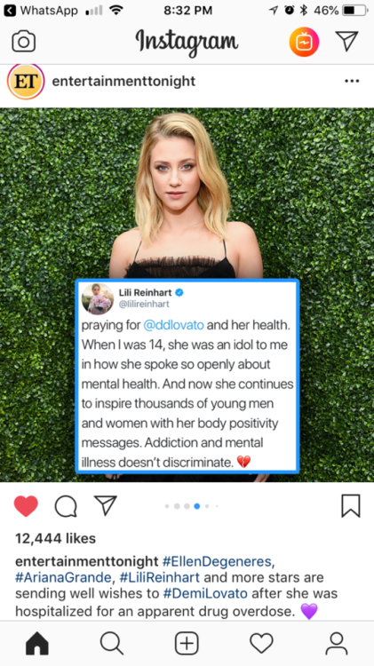bugheadlover101 - It’s so encouraging to see @lilireinhart...