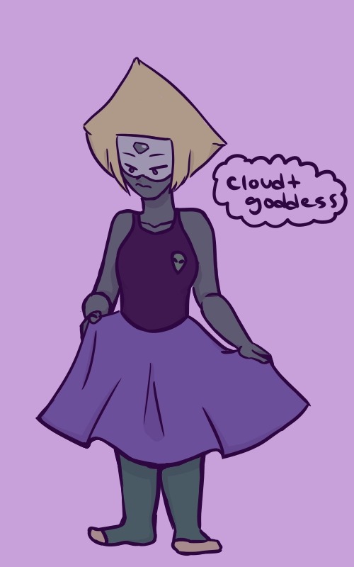 i really wanna see Peridot wearing a dress at Ruby and Sapphire’s wedding please