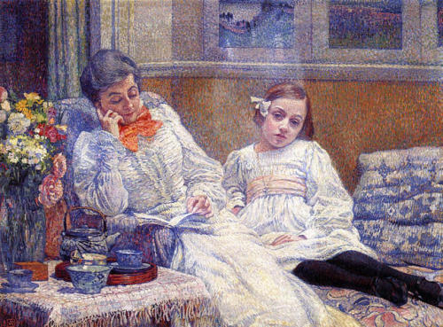 artist-rysselberghe - Madame Theo van Rysselberghe and Her...