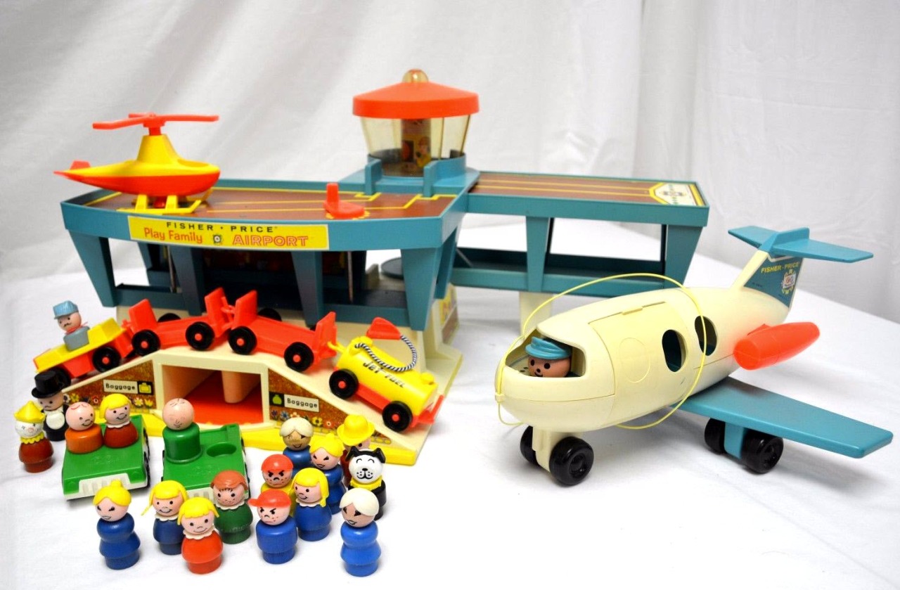 Retro Pop Cult — Play Family Airport by Fisher Price (1972